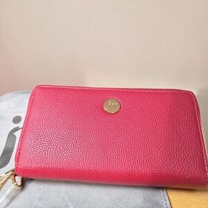 Jessica Moore Red Wristlet Wallet